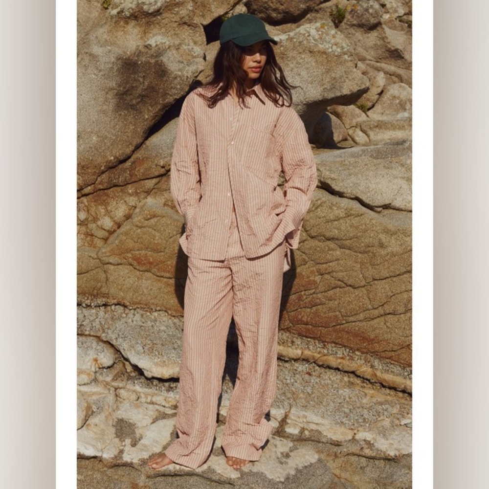 Zara Striped Pajama Pants